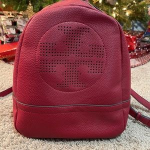 Tory Burch Perforated logo backpack